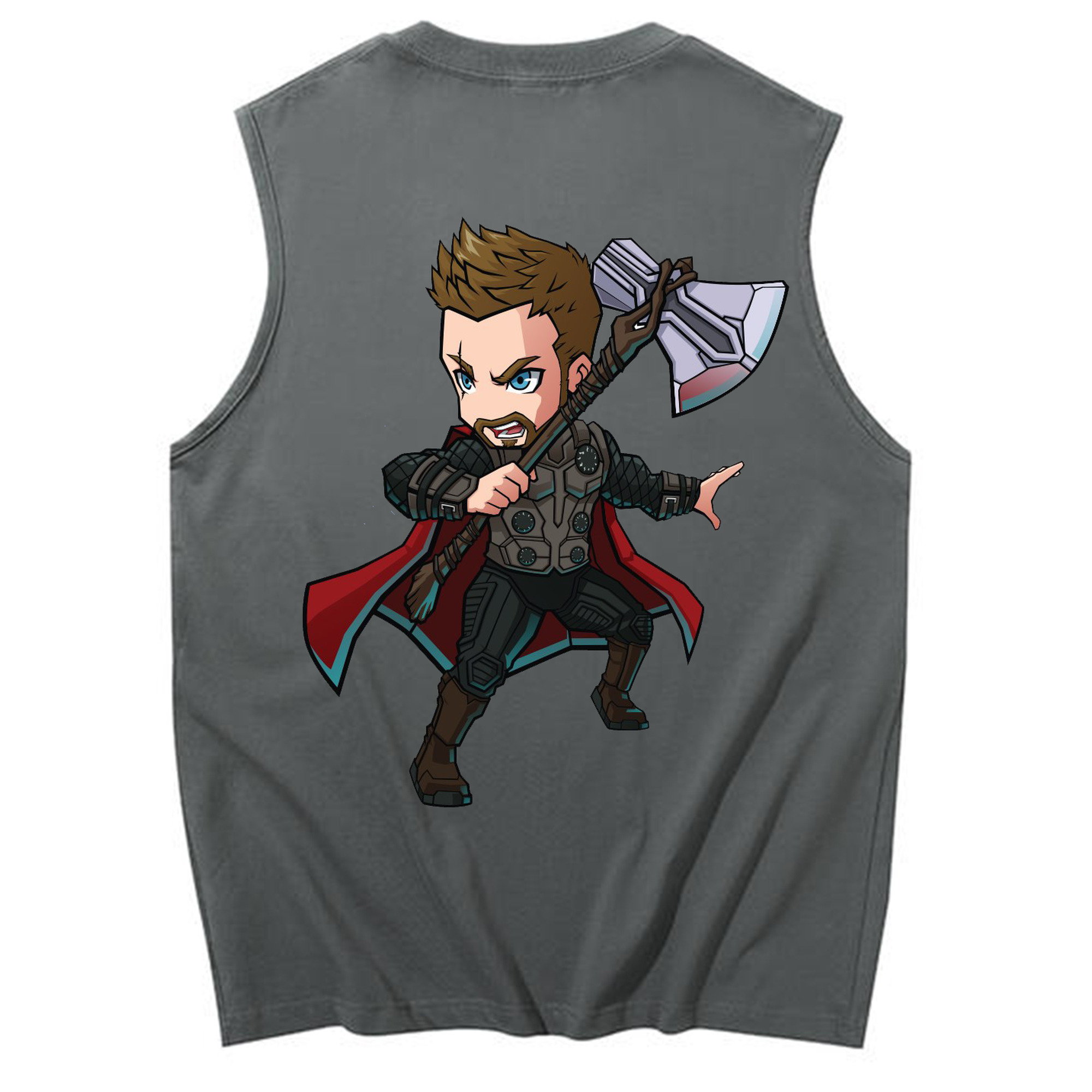 （画像用） アベンジャーズ The Avengers コットン100％タンクトップ（背面プリント）